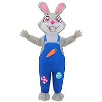 Inflatable Bunny Costume Easter Bunny Costumes Rabbit Blow up Costume for Cosplay Party