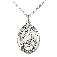 Our Lady of Grapes Pendant | Sterling Silver Our Lady of Grapes Pendant - 18