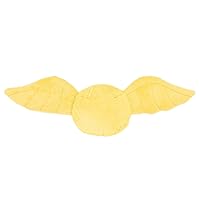 KIDS PREFERRED Harry Potter Golden Snitch Plush Stuffed Animal a Soft Golden Ball with Detailed Embroidered Wings for Babies, Toddlers, and Kids 3 Inch Ball with Wings