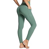 BALEAF Women's Leggings with Pockets Tummy Control Workout High Waisted Athletic Running 7/8 Ultra Soft Gym Yoga Ankle Pants