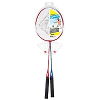 Badminton Racket + Birdie Set - Replacement Badminton Equipment for Kids + Adults - 2 Player - 4 Player Badminton Racket Sets