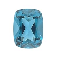 Lab Grown London Blue Topaz Spinel - Elongated Cushion Cut - AAA - Finest German Cut Gemstones from 8x6mm - 10x8mm