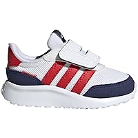 adidas Run 70s Ac (Toddler) White/Vivid Red/Dark Blue 10 Toddler M