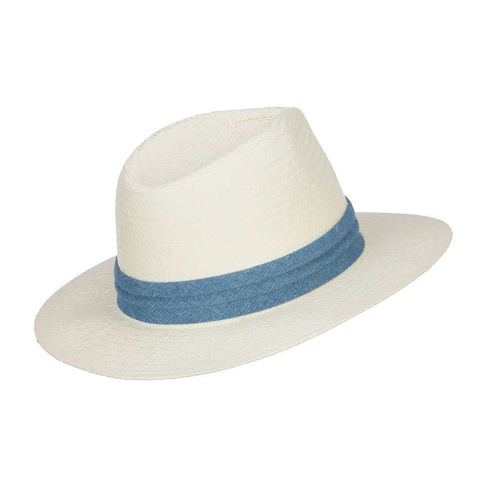 MG Toyo Fedora Hat with Color Band