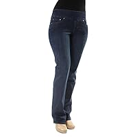 JAG Women's Paley Mid Rise Bootcut Pull-on Jeans