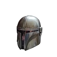 Mandalorian Helmet Handmade Helmet | Star War Costume Gift Item | Role Play | Home Décor Replica, Office, Gift for him Silver