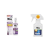 Nix Lice Prevention Spray for Kids 6.0 fl oz & Bedbug Killing Spray for Home 5 fl oz Bundle