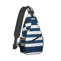 Greek Flag Print Crossbody Backpack Shoulder Bag Cross Chest Bag For Travel, Hiking Gym Tactical Use