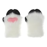 Adult Kid Easter Gloves Cosplay Mittens Full-finger Gloves Cartoon Sheep Hoof Mittens Carnivals Party Supplies Cosplay