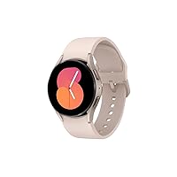 SAMSUNG Galaxy Watch 5 40mm LTE Smartwatch w/ Body, Health, Fitness and Sleep Tracker, Improved Battery, Sapphire Crystal Glass, Enhanced GPS Tracking, US Version, Pink Gold Bezel w/ Pink Band