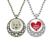 Traditional Japanese Local Food Sushi Pendant Necklace Mens Womens Valentine Chain