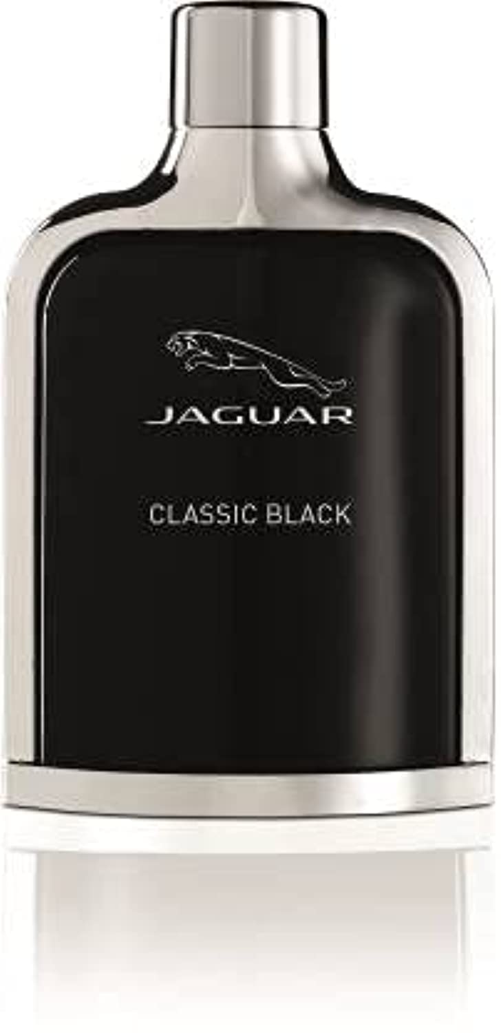 Jaguar Classic Black Eau De Toilette Spray 3.4 Oz/ 100 Ml for Men By 3.4 Fl Oz