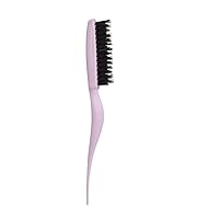 Cricket Amped Up Rubberized Teasing Hair Brush for Volume, Backcombing, Lifting, Styling, And Sectioning Hair, Coming Up Roses, Pink