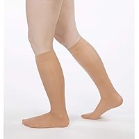 Allegro 15-20 mmHg Essential 16 Sheer Compression Support Hose - Knee High, Closed Toe, Compression Stockings for Women