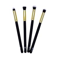 Gold 4 Pieces Face Synthetic Brush Set From Royal Care Cosmetics
