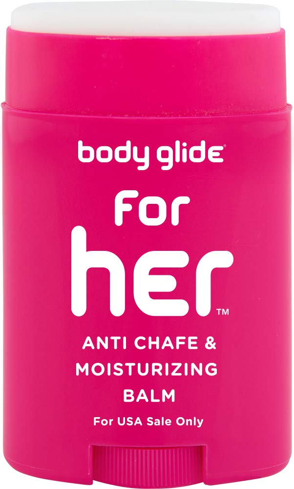 BodyGlide Body Glide For Her Anti Chafe Balm, 1.5 oz (USA Sale Only) Foot Glide Anti Blister Balm, 0.8oz: Blister Prevention. Use on Toes, Heel, Ankle, Arch, Sole and Ball of Foot