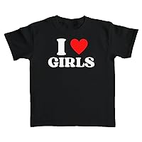 I Love Girls T-Shirt Baby Tee Crop Top