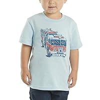 Carhartt Kid's CA6512 Short-Sleeve Fire Truck T-Shirt - Boys
