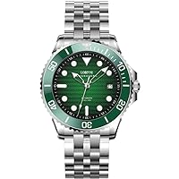 LOBINNI Men Luxury Watch 42mm Automatic Mechanical Wristwatch 10ATM C3 Luminous Sapphire Ceramic Bezel Miyota 8215