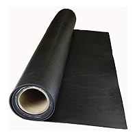 Rubber Sheet, Neoprene Economy Grade, Rubber Width 8 in, Rubber Length 12 in, Rubber Thickness 1/16 in, 50A, Plain Backing