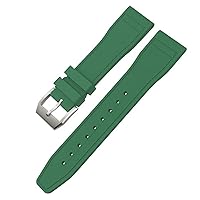 21mm Soft Fluororubber FKM Watchbands 20mm 22mm For IWC Big Pilot Portofino TOP GUN Natural Rubber Watch Strap Tools