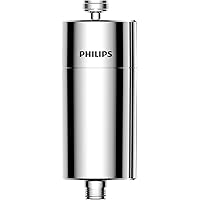 Philips Shower Filter 3-stage Water Softener, NSF certified Double Mesh Filtration KDF Material, Reducing Chlorine/Impurities/Rust Sediments (Shower Filter Set)