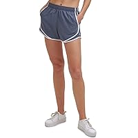 Calvin Klein Womens Performance Perforated Shorts Steel