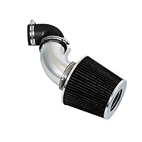 Rtunes Racing Short Ram Air Intake Kit + Filter Combo BLACK Compatible For 06-08 Honda Fit 1.5L …