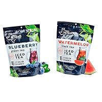 HTeaO Watermelon Black Tea Mix and HTeaO Blueberry Green Tea Mix Bundle