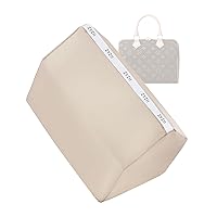 Purse Pillow for LV Speedy Nano16/20/25/30/35/45,Memory Foam Shaper Insert,Silky Bag Pillow for Luxury Handbag Tote(Speedy30,Champagne)