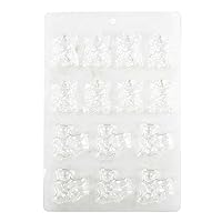 Price per 1 Piece Chocolate Molds Baby Shower GEXJ4 Bears Bucket Plastic Cake Frozen Baptism Mothers Day