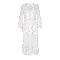 Day Dress Women New Elegant and High End Long Sleeve Elegant Wedding Guests Dresses Casual Lace Dresses Women