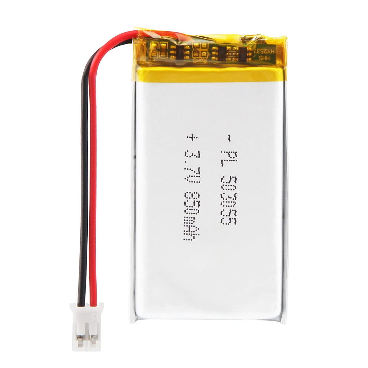 AKZYTUE 3.7V 850mAh 503055 Lipo Battery Rechargeable Lithium Polymer ion Battery with JST Connector