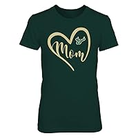 FanPrint South Florida Bulls T-Shirt - Heart Mom - Team