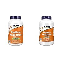 NOW Supplements, Psyllium Husk Caps 500 mg, Non-GMO Project Verified, Natural Soluble Fiber & Supplements, Psyllium Husk Caps 500 mg, Non-GMO Project Verified, Natural Soluble Fiber