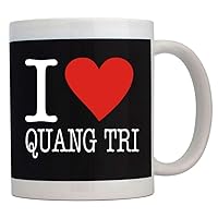 I Love Quang Tri Typewriter Style Mug 11 ounces ceramic