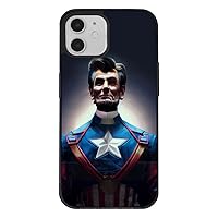Super Hero Print iPhone 12 Case - Funny Design Phone Case for iPhone 12 - Cool President iPhone 12 Case Multicolor