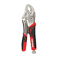 CRAFTSMAN Locking Pliers, Curved Jaw, 10WR, 10-Inch (CMHT81726)