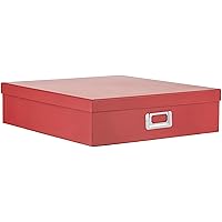 Pioneer Jumbo Scrapbook Storage Box, Red
