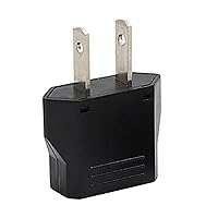 Standard US to EU Travel Plug Portable Adaptor Standard America Flat 2pin to European Round 2pin Socket Converter