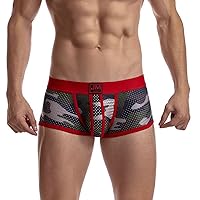 JOCKMAIL Men's Boxer Briefs Mens Underwear Boxer Briefs with Men's Boxer Shorts Camouflage Underwear