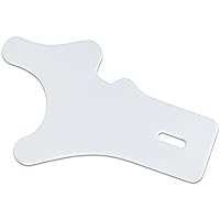 Durable Plastic Commode Transfer Board, 1/2 Inch x 28 Inches x 17 Inches