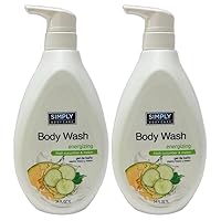 2 Moisturizing Body Wash Shower Gel Fresh Cucumber Melon Soap Skin Cleanser 34oz Moisturizing Hydrating Softening Cleansing Wash Healthy Glowing Skin Renewing Rejuvenating Clean Gentle Nourishing