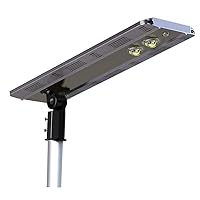Solar Power World 1st AI Smart CREE LED 3200LM Street Light for Commercial Residential Parking Bike Paths Walkways Courtyard (20W)
