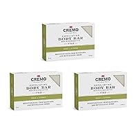Exfoliating Body Bars Sage & Citrus - A Combination of Lava Rock and Oat Kernel Gently Polishes While Shea Butter Leaves Your Skin Feeling Smooth and Healthy (Pack of 3)