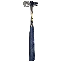 ESTWING Ball Peen Hammer - 16 oz Metalworking Tool with Forged Steel Construction & Shock Reduction Grip - E3-16BP