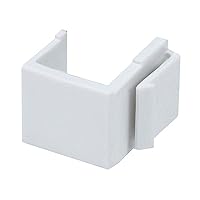 Monoprice Blank Insert For Wall Plate - 10pcs/Pack (White)