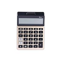 Commercial Desktop Calculator Battery and Solar Hybrid Powered LCD Display, Great for Home and Office Use