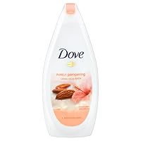 Dove Purely Pampering Cream Body Wash with Hibiscus 500ml, White, Almond, 16.9 Fl Oz