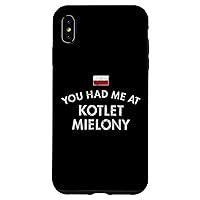 iPhone XS Max Kotlet Mielony Poland Schnitzel Ground Pork Fried Butter Egg Case